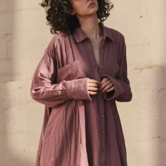 NWT, Free People, The Voyager ShirtDress, XS - Picture 11 of 12